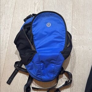 lululemon athletica Blue and Black Backpack